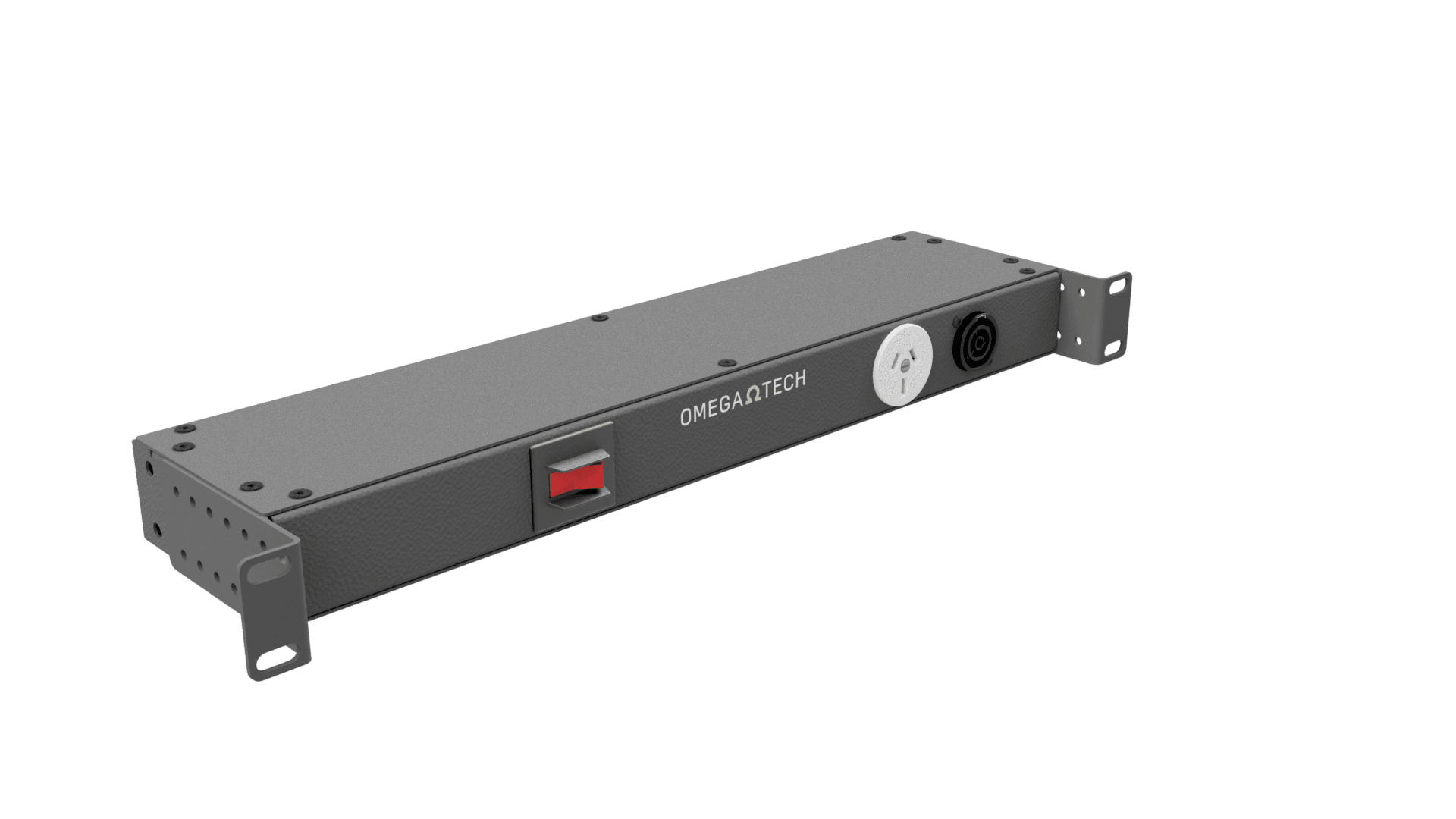 OmegaTech 1U Power Rack Strip, TrueCON & GPO; Rear Input - Image 4